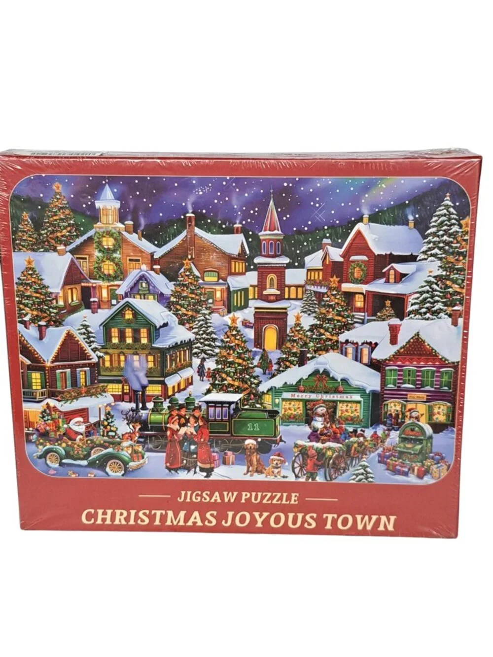 Christmas Joyous Town 1000 piece Jigsaw Puzzle Sealed Brand New